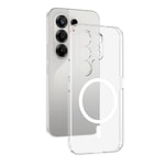 Tecno Camon 50 Kamera Korumalı M-Safe Şarj Özellikli Şeffaf Zore London Sert PC Kapak