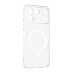 Tecno Spark 50 Pro Kamera Korumalı M-Safe Şarj Özellikli Şeffaf Zore London Sert PC Kapak