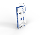 TEQSMA FUSION METAL L27 Lightning - Type-C Kablo 27W 100Cm 20'li Koli