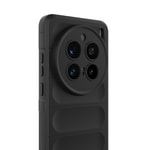 Vivo X200 Pro Kılıf Esnek TPU Oyuklu Arka Yüzey Tasarımlı Zore Etnik Silikon Kapak