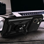 Vivo Y18 Kılıf Magnetik Standlı Kamera Korumalı Zore Sürgülü Vega Kapak