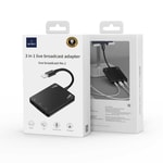 Wiwu 3 in 1 Live Broadcast Lightning Ses Adaptörü