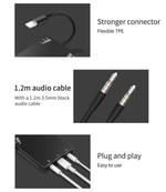Wiwu 3 in 1 Live Broadcast Lightning Ses Adaptörü
