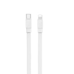 Wiwu Bravo Wİ-C004 Yassı Tasarım 20W Hızlı Şarj Özellikli Type-C to Lightning PD Kablo 1M