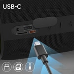Wiwu H5 Su Geçirmez RGB Işıklı TWS Bluetooth Hoparlör v5.3 15W