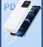Wiwu JC-18 PD Hızlı Şarj Özellikli Led Göstergeli Powerbank 18W 10000mAh