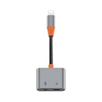 Wiwu LT08 Konuşma Destekli Lightning To 3.5mm Aux Çevirisi Ses Adaptörü