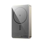 Wiwu P15-1 LED Işık Göstergeli Ultra İnce PD 20W Kablosuz Powerbank 10000mAh 15W