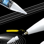Wiwu Pencil A03 Kablosuz Şarj Özellikli Avuç İçi Reddi (Palm Rejection) ve Eğim Hassasiyeti Özellikli Dokunmatik Kalem