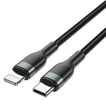 Wiwu Wİ-C017 Concise Serisi Type-C to Lightning PD Data Kablo 30W 1.2 Metre