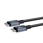 Wiwu Wi-C057 Titanlink Serisi Type-C to Type-C Hızlı Şarj Özellikli PD Data ve Şarj Kablosu 60W 1M