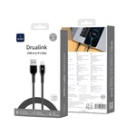 Wiwu Wi-C074 Drualink Serisi USB-A to Lightning Hızlı Şarj Kablosu 1M