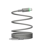 Wiwu Wi-C084 Maglink Serisi LED Göstergeli Type-C to Type-C Hızlı Şarj Özellikli Data ve Şarj Kablosu 100W 1M