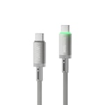 Wiwu Wi-C084 Maglink Serisi LED Göstergeli Type-C to Type-C Hızlı Şarj Özellikli Data ve Şarj Kablosu 100W 1M