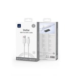 Wiwu Wi-C088 Stellar Serisi USB-A to Type-C Hızlı Şarj Özellikli Data ve Şarj Kablosu 1M