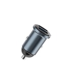 Wiwu Wi-CC031 Nano Lite Serisi Dual USB-A Hızlı Şarj Özellikli Araç Şarj Aleti PD 12W