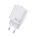 Wiwu Wi-G008 Essen Serisi GaN Tech PD Hızlı Şarj Başlığı Type-C to Type-C PD 30W Kablolu Şarj Seti