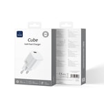 Wiwu Wi-G014 Cube Serisi GaN Tech PD Hızlı Şarj Özellikli Mini Şarj Başlığı 20W