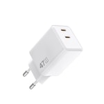 Wiwu Wi-G025 Cube Serisi Dual Type-C PD GaN Teknolojili Hızlı Şarj Başlığı 47W