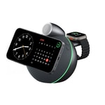 Wiwu Wi-G042 Qi2 Şarj Teknolojili Bluetooth Speaker Hoparlör Özellikli 25W Kablosuz Şarj Standı