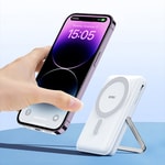 Wiwu Wi-P011 Gentleman Serisi LED Işık Göstergeli Standlı Kablosuz Powerbank 10.000mAh 15W