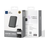 Wiwu Wi-P037 Qi Şarj Teknolojili LED Işık Göstergeli M-safe Kablosuz Powerbank 5000mAh 15W