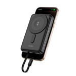 Wiwu Wi-P056 Taşınabilir Wireless Şarj ve PD Hızlı Şarj Özellikli Powerbank 15W 10000mAh