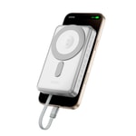 Wiwu Wi-P056 Taşınabilir Wireless Şarj ve PD Hızlı Şarj Özellikli Powerbank 15W 10000mAh