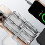 Wiwu Wi-P056 Taşınabilir Wireless Şarj ve PD Hızlı Şarj Özellikli Powerbank 15W 10000mAh