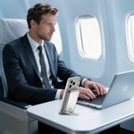 Wiwu Wi-P090 Mag Pro Serisi Qi2 Şarj Teknolojili Standlı 45W Taşınabilir M-safe Wireless Powerbank 10.000mAh