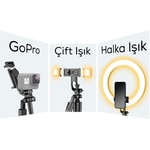 Wiwu Wi-SE005 Çok Fonksiyonlu Sabitleyici Ayrılabilir Canlı Yayın Tripod Selfie Çubuğu