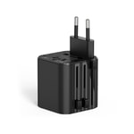Wiwu Wi-UA005 Çoklu Universal TR/US/UK/AUS/EU Uyumlu Seyahat Şarj Adaptörü 2500W