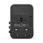 Wiwu Wi-UA006 Çoklu Universal TR/US/UK/AUS/EU Uyumlu Seyahat Şarj Adaptörü 45W