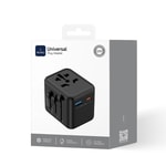 Wiwu Wi-UA012 Çoklu Universal TR/US/UK/AUS/EU Uyumlu Seyahat Şarj Adaptörü 12W