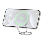 Wiwu Wi-W027 Standlı Hızlı ve M-safe Şarj Özellikli Kablosuz Şarj Aleti 15W