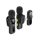 Wiwu Wi-WM007 2in1 Type-C ve Lightning Portlu ANC Özellikli Kablosuz Yaka Mikrofonu