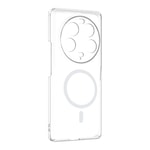 Xiaomi 13 Ultra Kamera Korumalı M-Safe Şarj Özellikli Şeffaf Zore London Sert PC Kapak