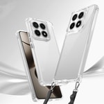 Xiaomi 14T Pro Kılıf Airbagli Takılabilir Askı Aparatlı Zore Snap Silikon Kapak