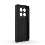 Xiaomi 14T Pro Kılıf Esnek TPU Oyuklu Arka Yüzey Tasarımlı Zore Etnik Silikon Kapak