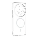 Xiaomi 15 Ultra Kamera Korumalı M-Safe Şarj Özellikli Şeffaf Zore London Sert PC Kapak