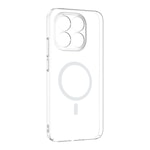 Xiaomi 15T Kamera Korumalı M-Safe Şarj Özellikli Şeffaf Zore London Sert PC Kapak