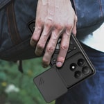 Xiaomi 15T Kılıf Magnetik Standlı Kamera Korumalı Zore Sürgülü Vega Kapak
