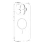 Xiaomi 15T Pro Kamera Korumalı M-Safe Şarj Özellikli Şeffaf Zore London Sert PC Kapak
