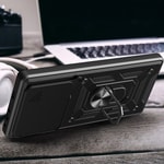 Xiaomi 15T Pro Kılıf Magnetik Standlı Kamera Korumalı Zore Sürgülü Vega Kapak
