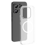 Xiaomi 17 Kamera Korumalı M-Safe Şarj Özellikli Şeffaf Zore London Sert PC Kapak