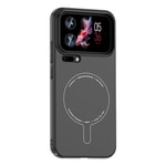 Xiaomi 17 Pro Max Kılıf M-Safe Şarj Özellikli Kamera Korumalı Zore Elio Sert PC Kapak