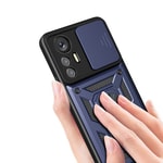 Xiaomi Mi 12 Lite Kılıf Magnetik Standlı Kamera Korumalı Zore Sürgülü Vega Kapak