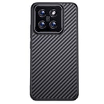 Xiaomi Mi 14 Pro Kılıf Aramid Karbon Fiber M-safe Özellikli Wlons Radison Kapak