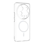 Xiaomi Mi 14 Ultra Kamera Korumalı M-Safe Şarj Özellikli Şeffaf Zore London Sert PC Kapak
