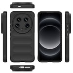 Xiaomi Mi 14 Ultra Kılıf Esnek TPU Oyuklu Arka Yüzey Tasarımlı Zore Etnik Silikon Kapak
